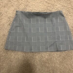 Stylish Plaid Mini Skirt